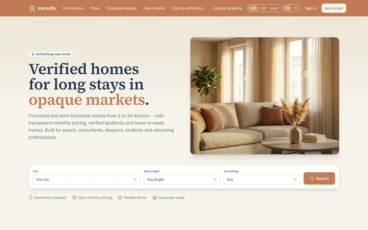 The Manediu website, manediu.com